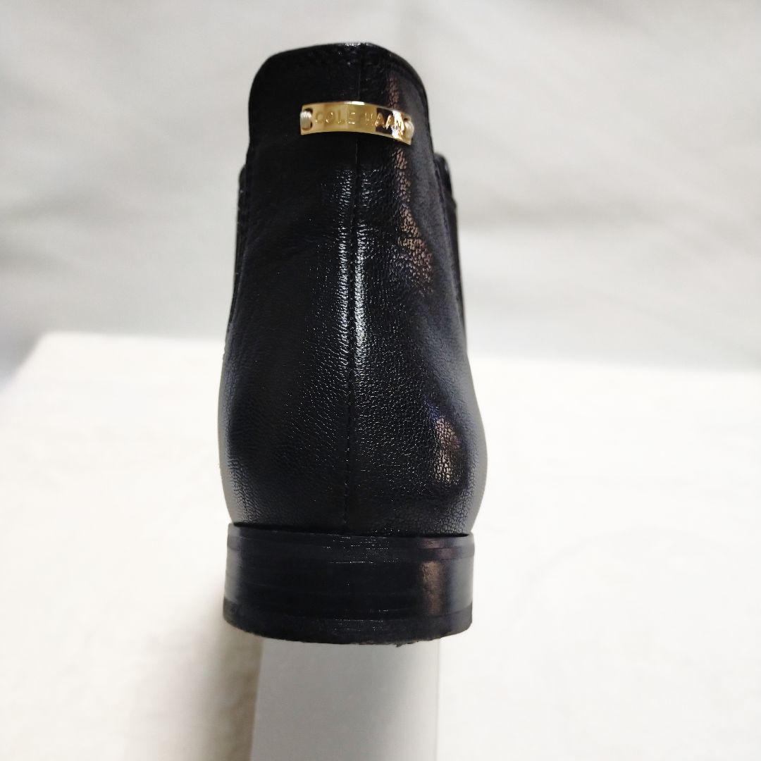 【極美品】COLE HAAN HARA ブーティ 山羊革ブラック 24cm