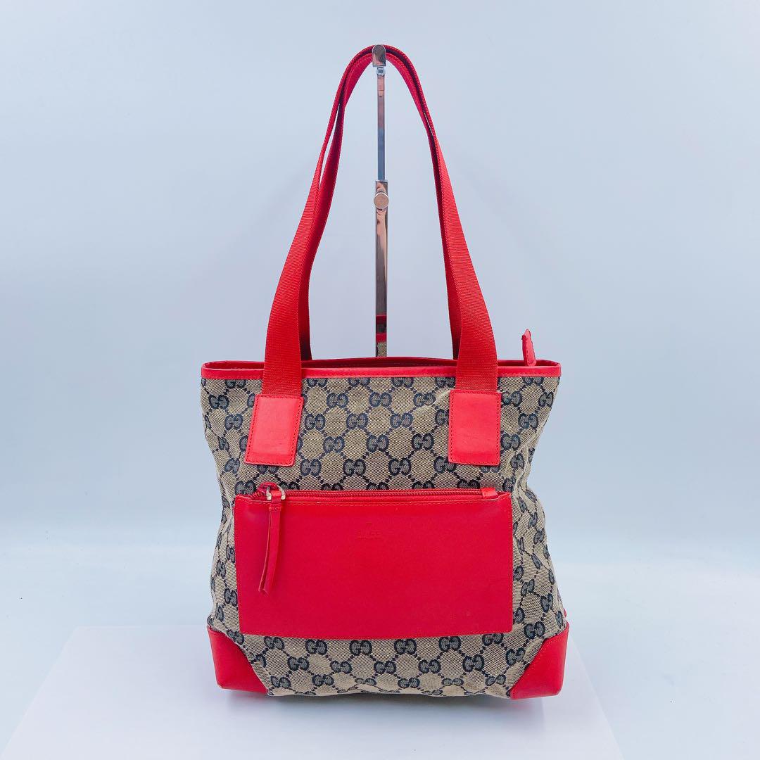 5FM98 GUCCI グッチ トートバッグ GGキャンバス 019 0402 - メルカリ