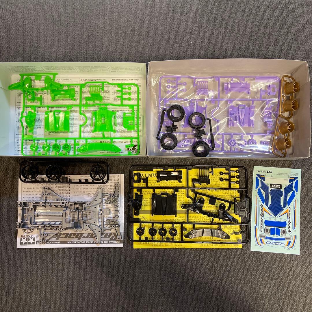 TAMIYA ミニ四駆 セット 新品4種 ➕訳アリ品1種＆FMAパーツ詰め合わせ
