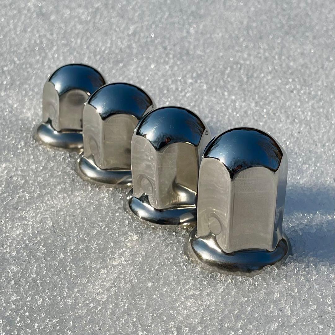 【セール】64個 超鏡面ステン ナットキャップ 33mm