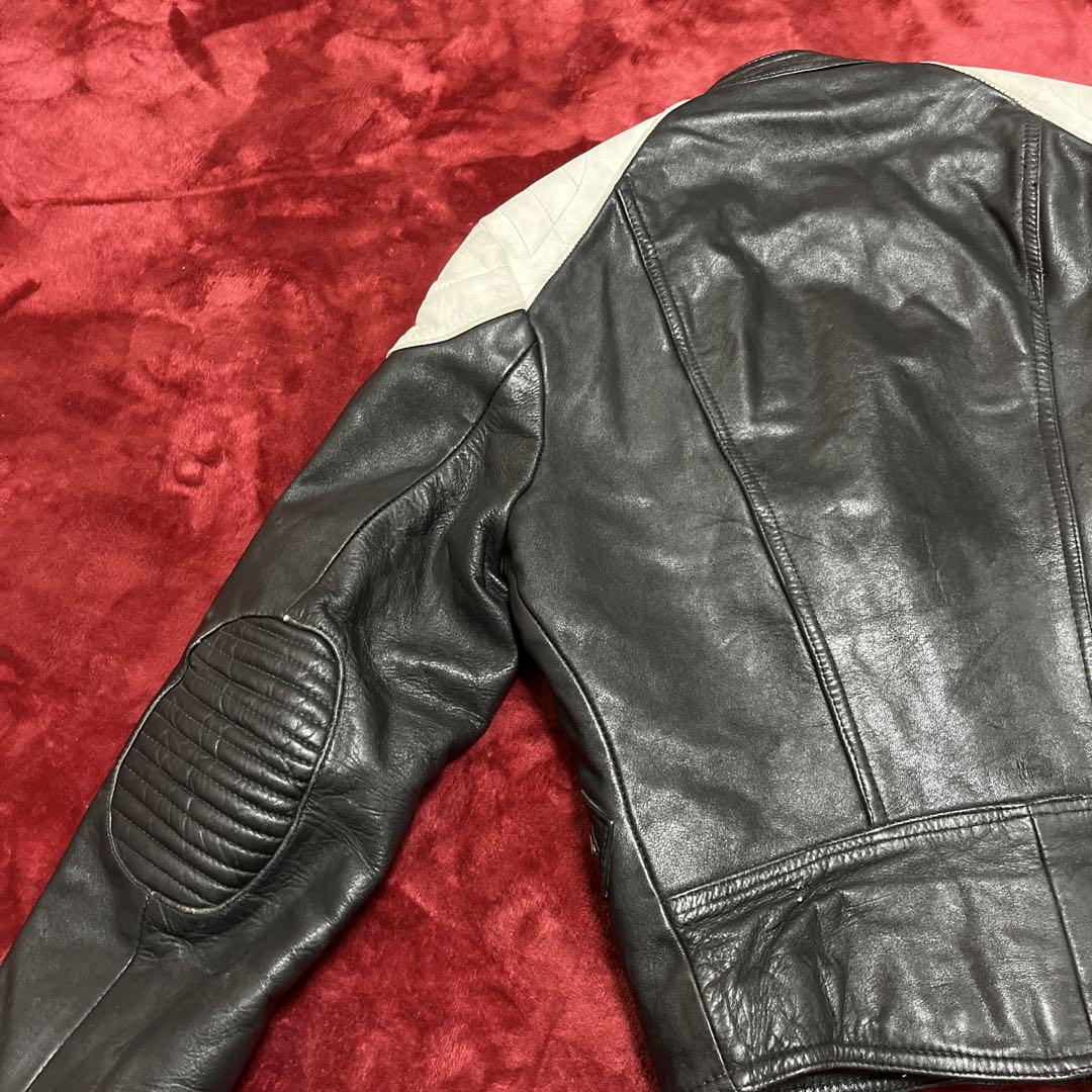 80年代ヴィンテージ　シングルライダースジャケット awardsandwinners.com