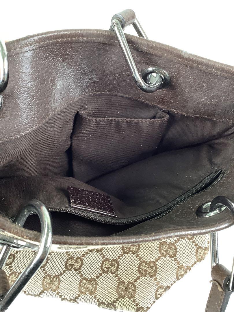 専用⭐︎GUCCI グッチ　ハンドバッグ　キャンバス　レディース　GG柄　バケツ型