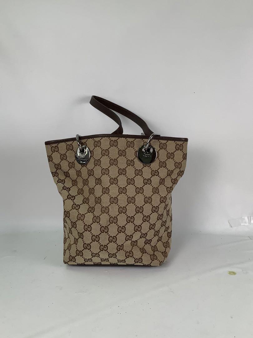専用⭐︎GUCCI グッチ　ハンドバッグ　キャンバス　レディース　GG柄　バケツ型