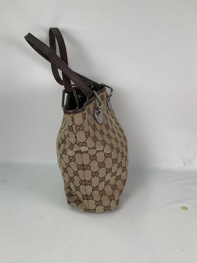 専用⭐︎GUCCI グッチ　ハンドバッグ　キャンバス　レディース　GG柄　バケツ型