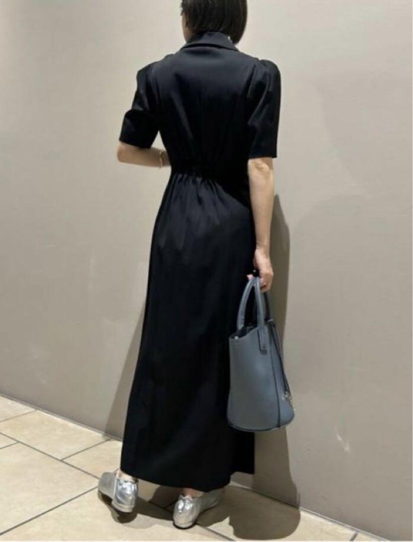 未使用♦FRAY I.D ショールカラーラップ風ワンピース 画像2