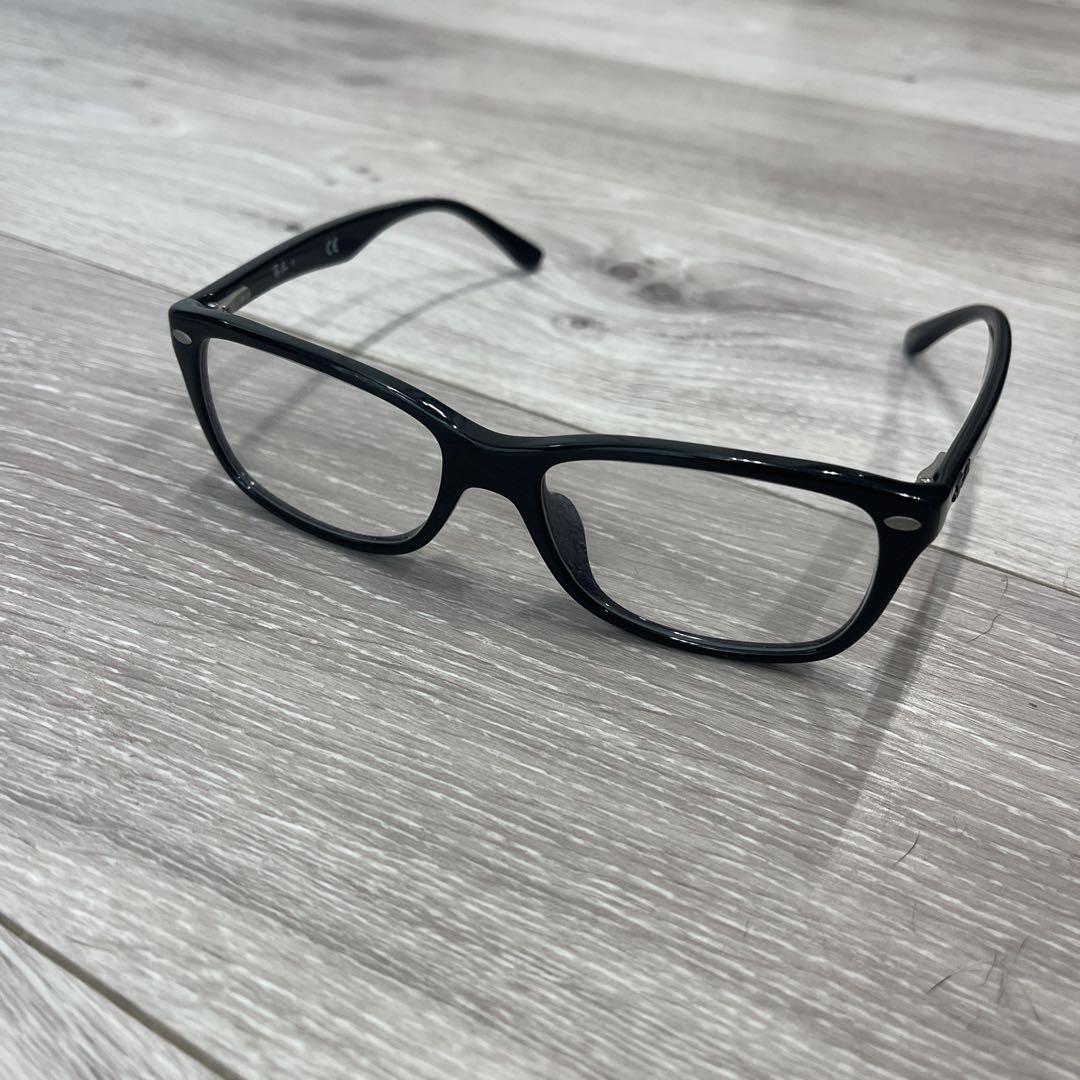 Ray-Ban ブラック 長方形メガネ