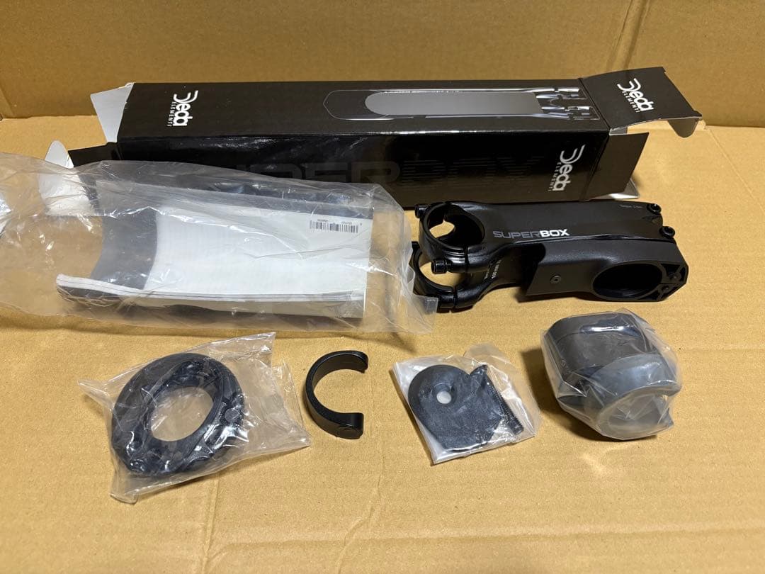 Deda SUPERBOX ステム ブラック 取り付けパーツ付き