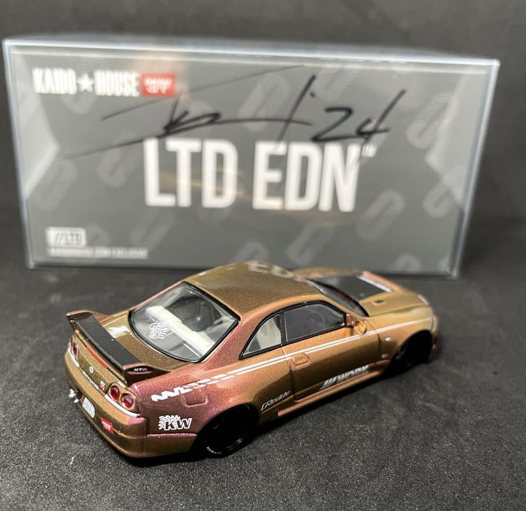 ミニカー kaido house LTD EDN skyline GT-R R33 BLK