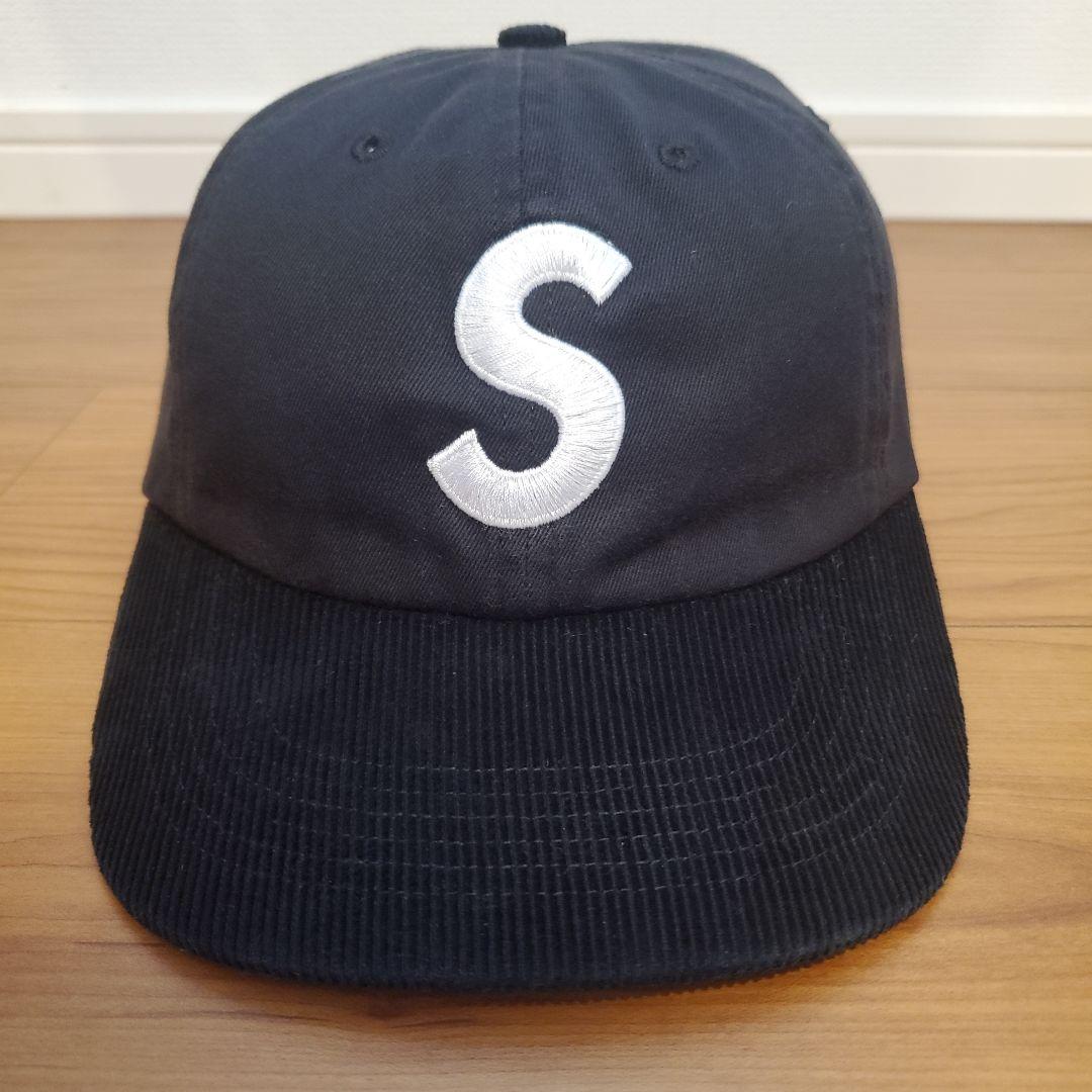 Supreme　シュプリーム　ツートーンSロゴ6パネルキャップ　黒