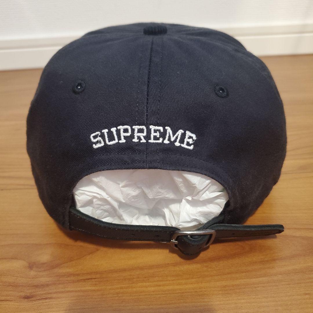 Supreme　シュプリーム　ツートーンSロゴ6パネルキャップ　黒