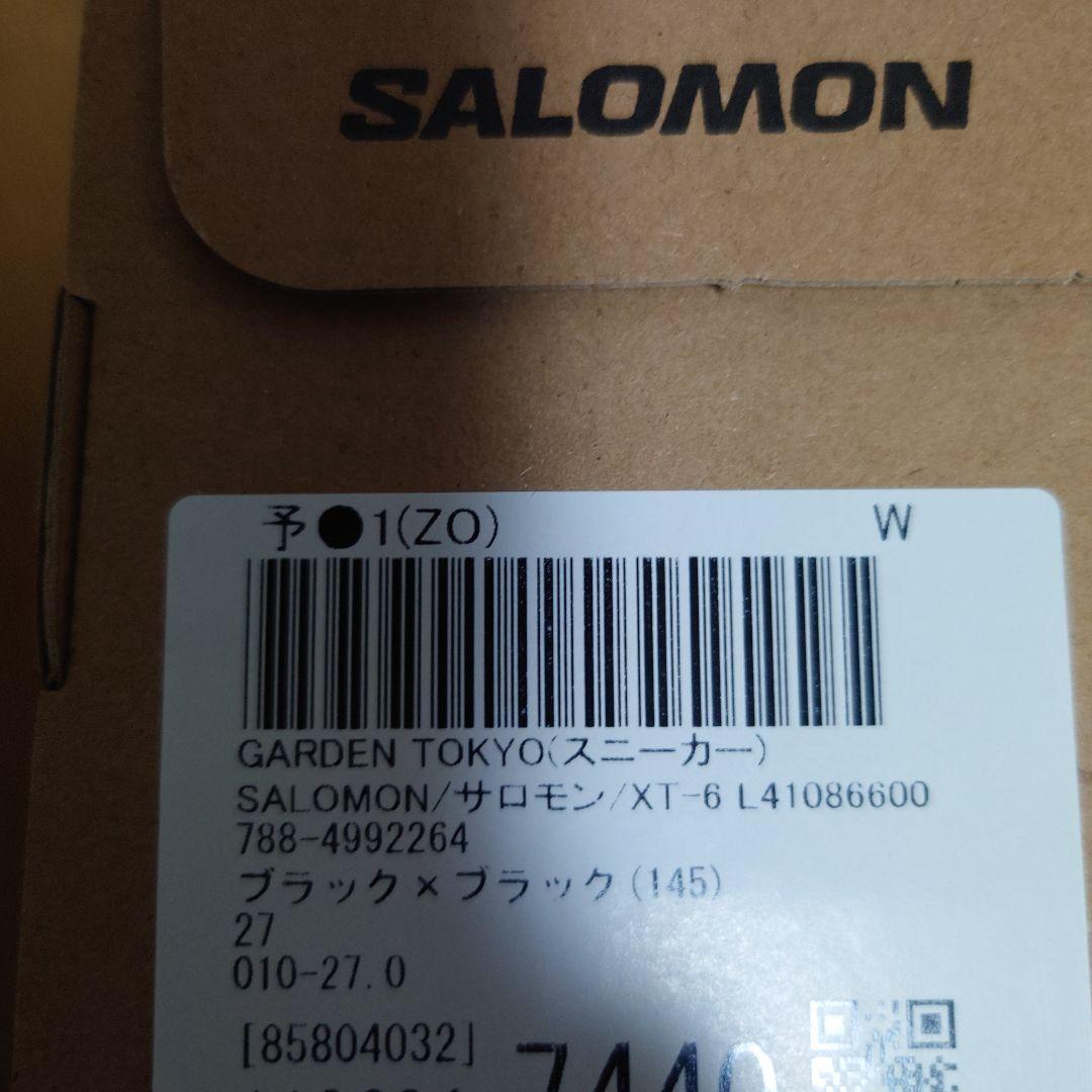 SALOMON/サロモン/XT-6 L41086600　ゴアテックス