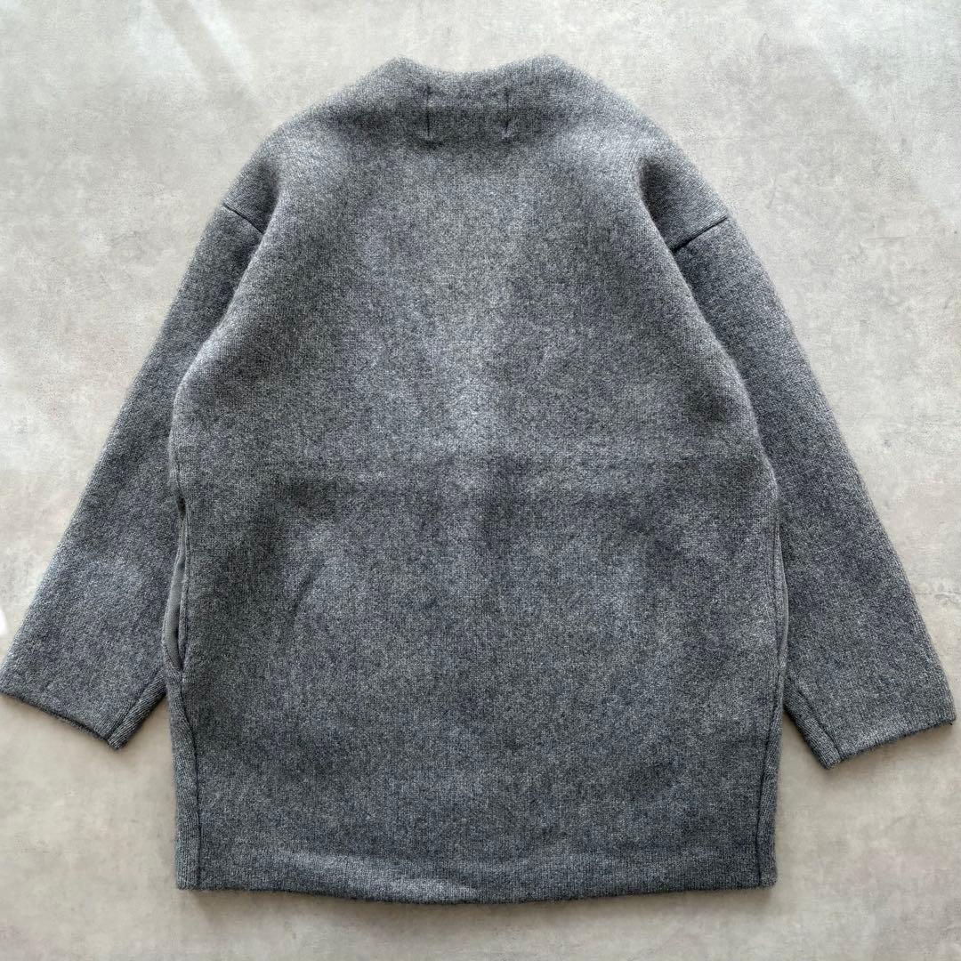 ジャスグリッティー ふっくら 華やか スフレカーディガン アウター グレー ジャスグリッティー ふっくら 華やか スフレカーディガン アウター グレー