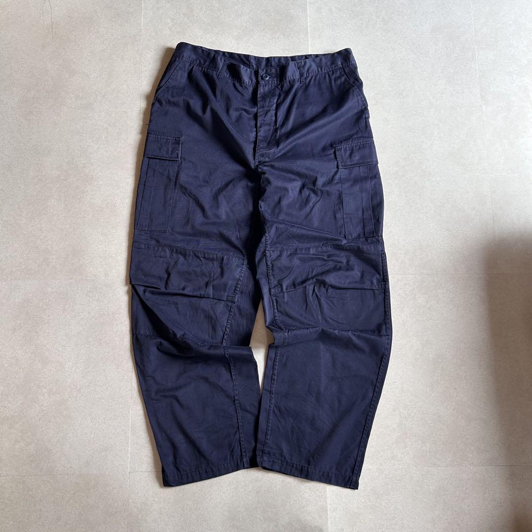 MILITARY TROUSERS ダブルニー NAVY BLUE