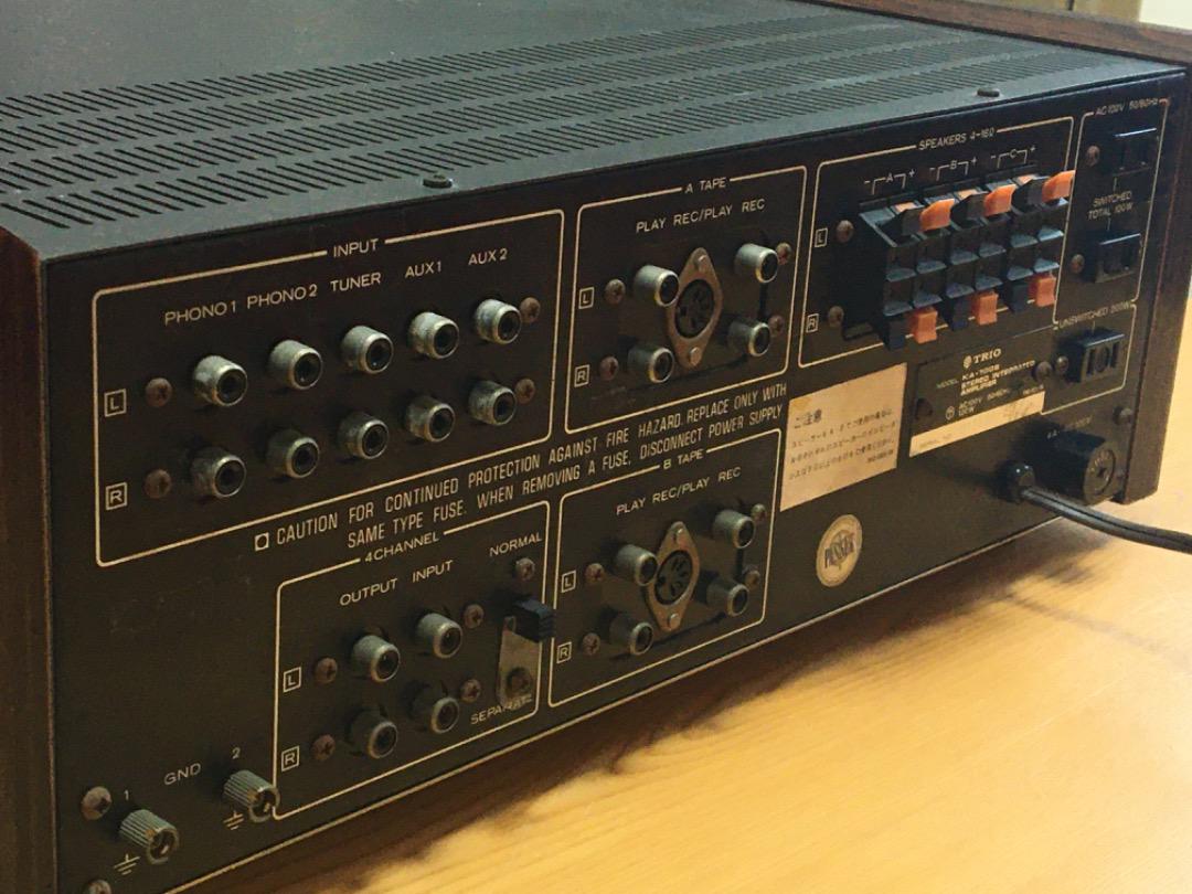 調整済　TRIO KA-7006 ステレオプリメインアンプ 本体