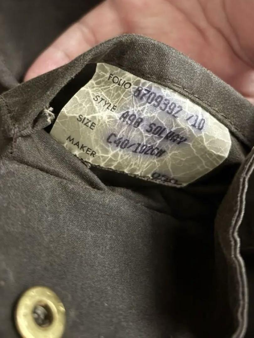 美品1987製 Barbour Solway Zipper size40