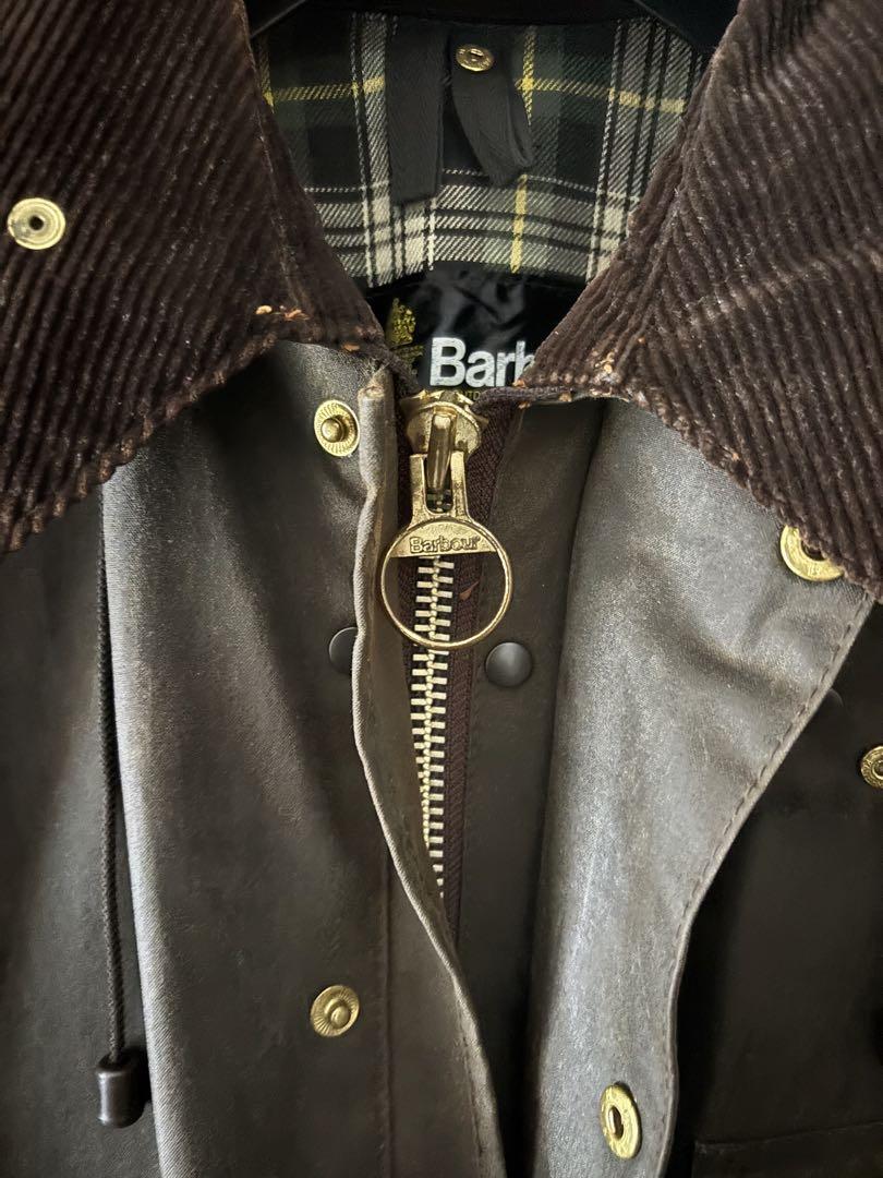 美品1987製 Barbour Solway Zipper size40