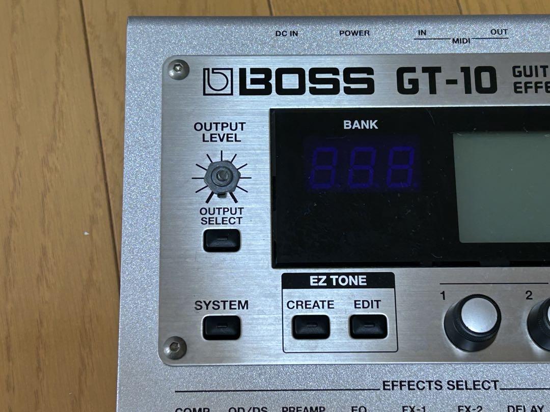 ジャンク BOSS GT-10 ギターエフェクター BOSS GT-10 ギターエフェクター ケース付き - メルカリ