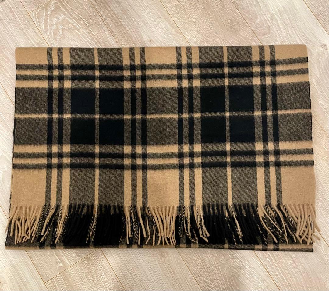 情報が満載。 Joshua Ellis カシミヤ タータンチェックストール