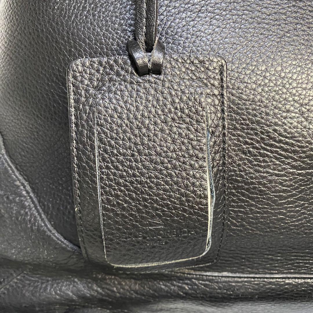 ペッレモルビダ　ビジネスバッグ　2WAY　二層　ブラック　黒　オールレザー
