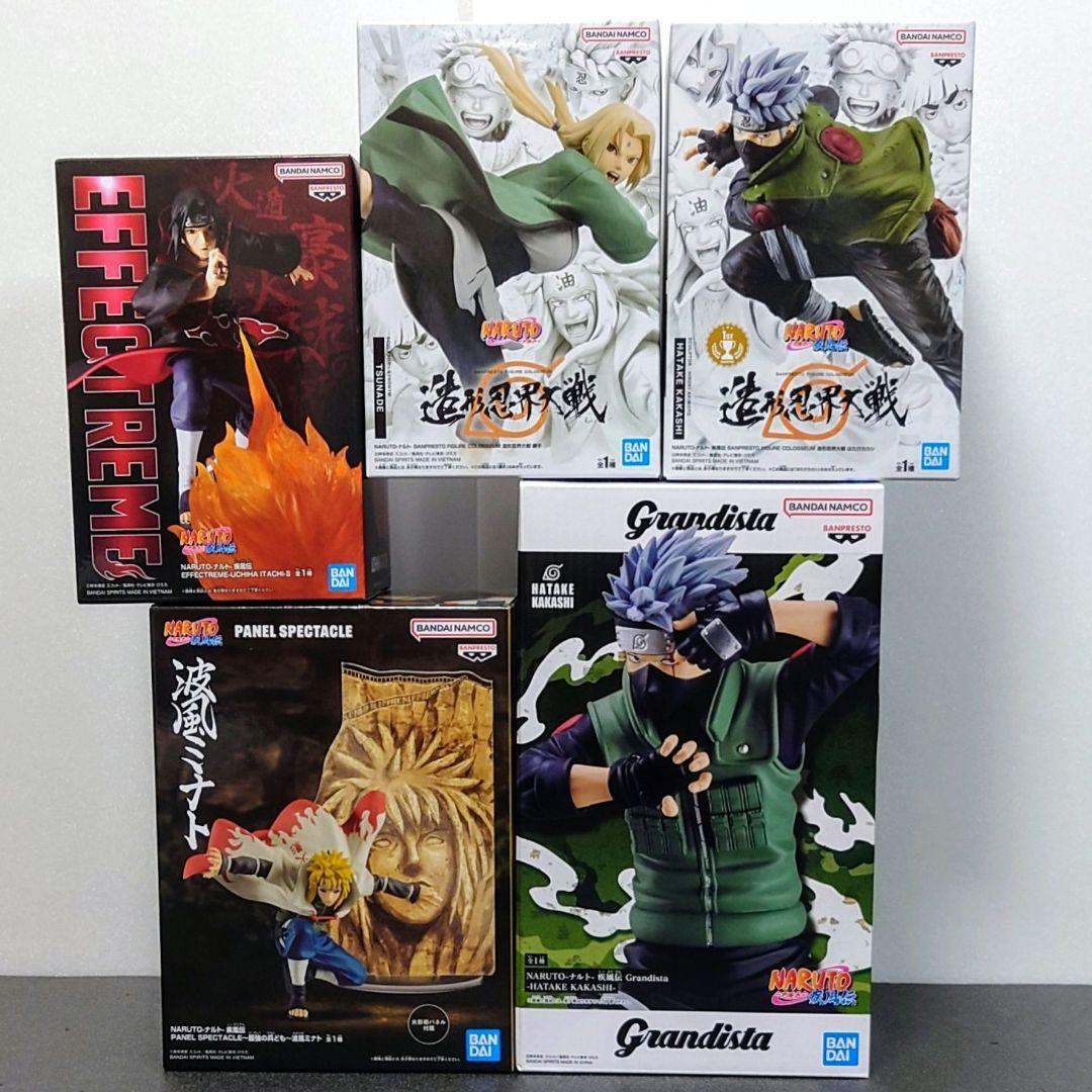 【匿名配送】NARUTO ナルト フィギュア５体セット NARUTO ナルト フィギュア5体セット - メルカリ