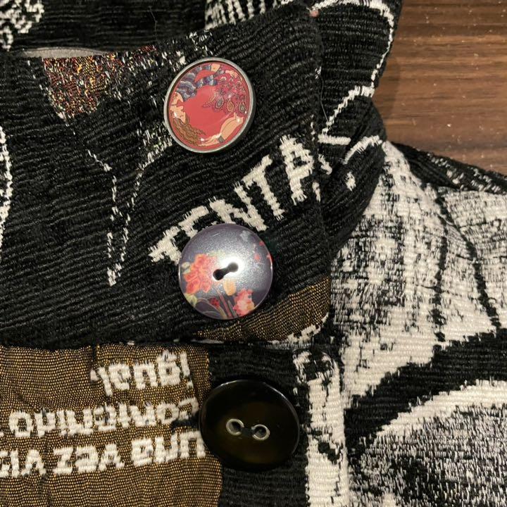 定番HOT DESIGUAL ミドル丈コート 42 QF4cH-m69741146568 スタンドカラー Aライン 好評人気