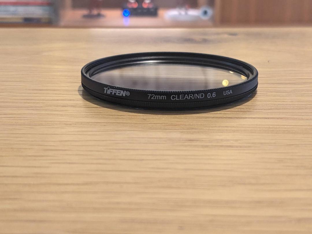 TIFFEN 72mm CLEAR/ND 0.6 フィルター