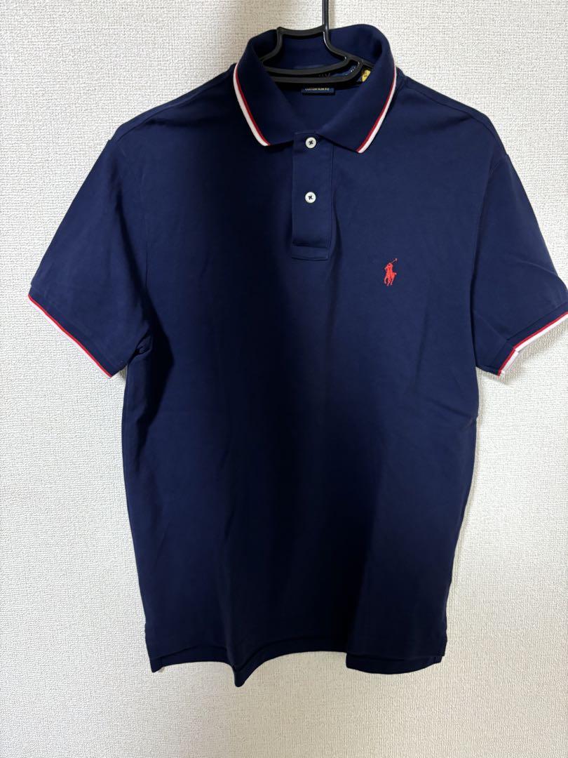 ポロラルフローレン ネイビーポロシャツ 新品タグ付き POLO RALPH LAUREN ラルフローレン ネイビー ポロシャツ低