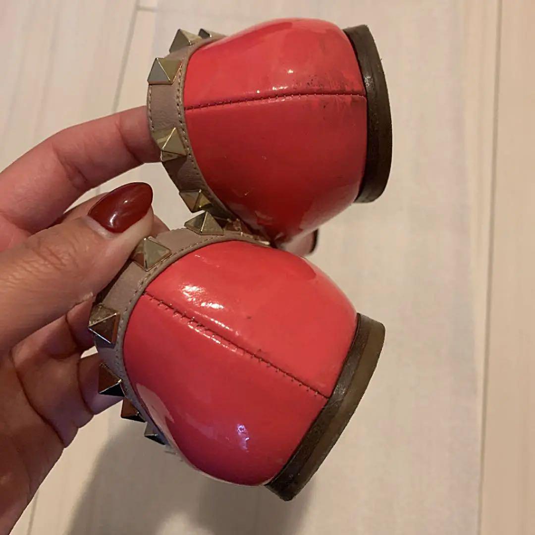 Valentino♡スタッズ付きフラットシューズ hGdpH-m69746317370 全品5倍