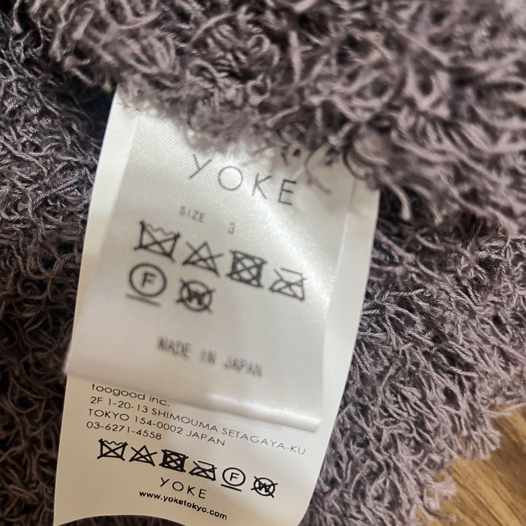 YOKE 22ss/BUSHY COTTON CREW NECK ヨーク