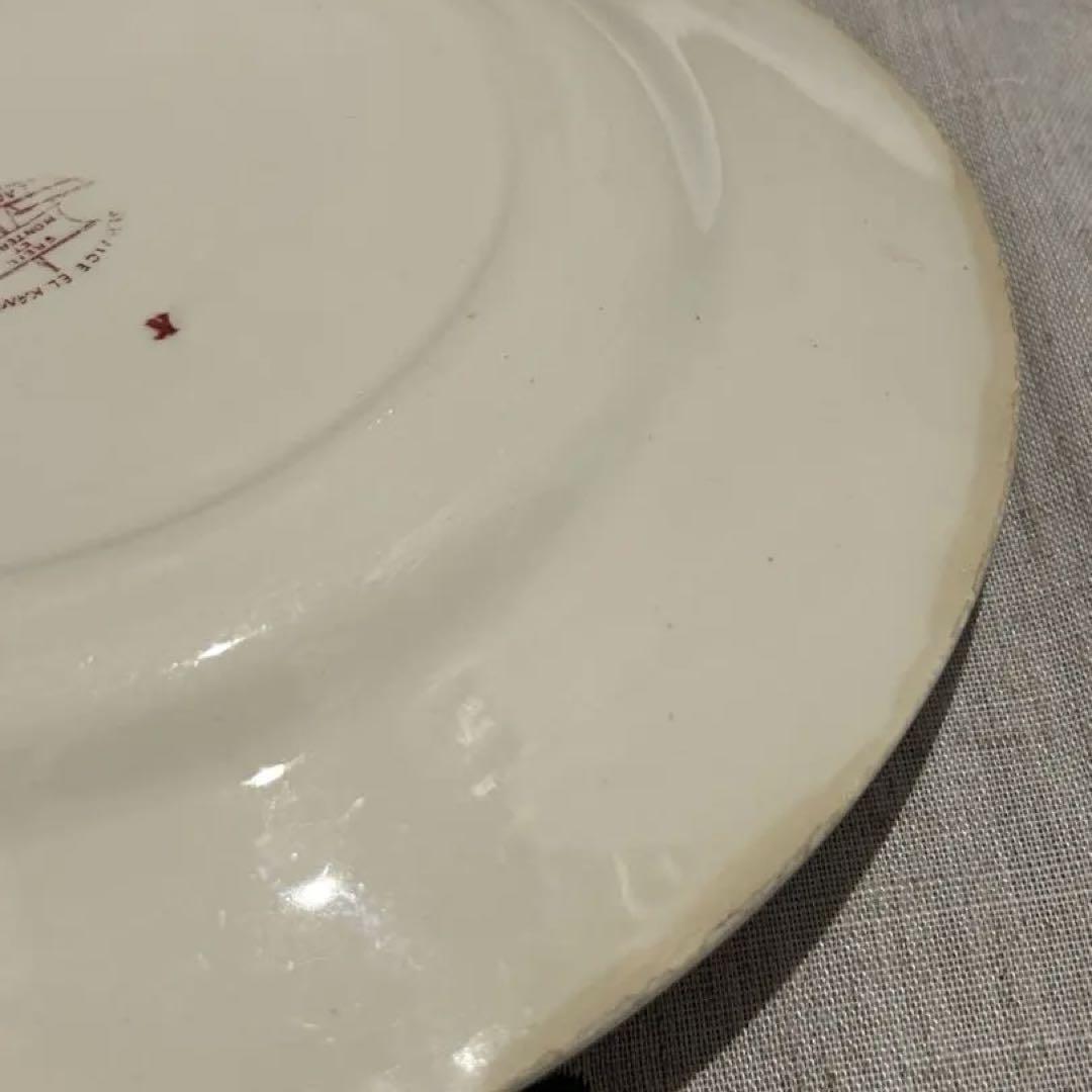 クレイユモントロー　KANTARA アンティーク　平皿①