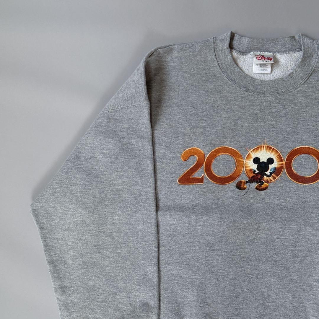 Disney ミレニアムスウェット 2000年 ミッキー XXL USA製