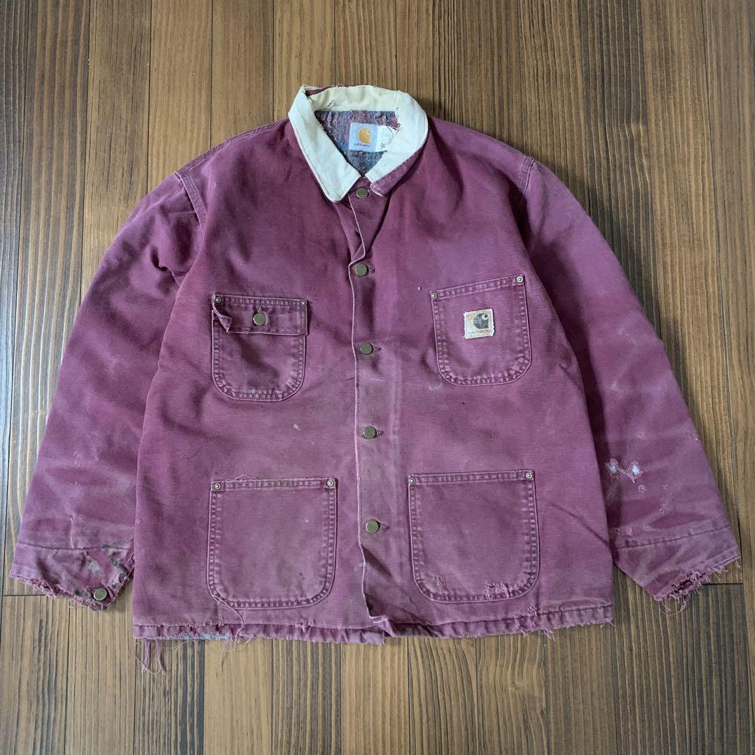 Carhartt カーハート　ミシガンチョアコート　ダック　ジャケット　ボロカバーオール