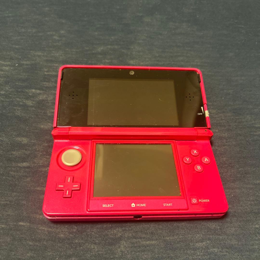 Nintendo 3DS ピンク 本体 ゲームカード2枚付き