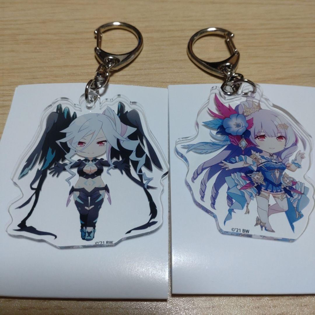 マクロスデルタ 美雲 アクキー アクリルキーホルダー ピンズ 3点セット ぴくりる マクロスΔ キーホルダー 美雲＆闇雲 - メルカリ