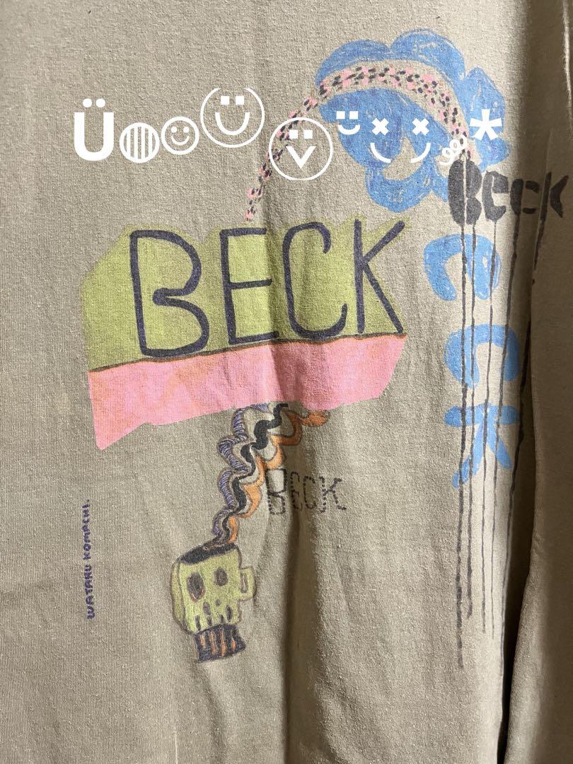 BECK ベック ライブT ブラウン メンズ WATARU KOMACHI 古着