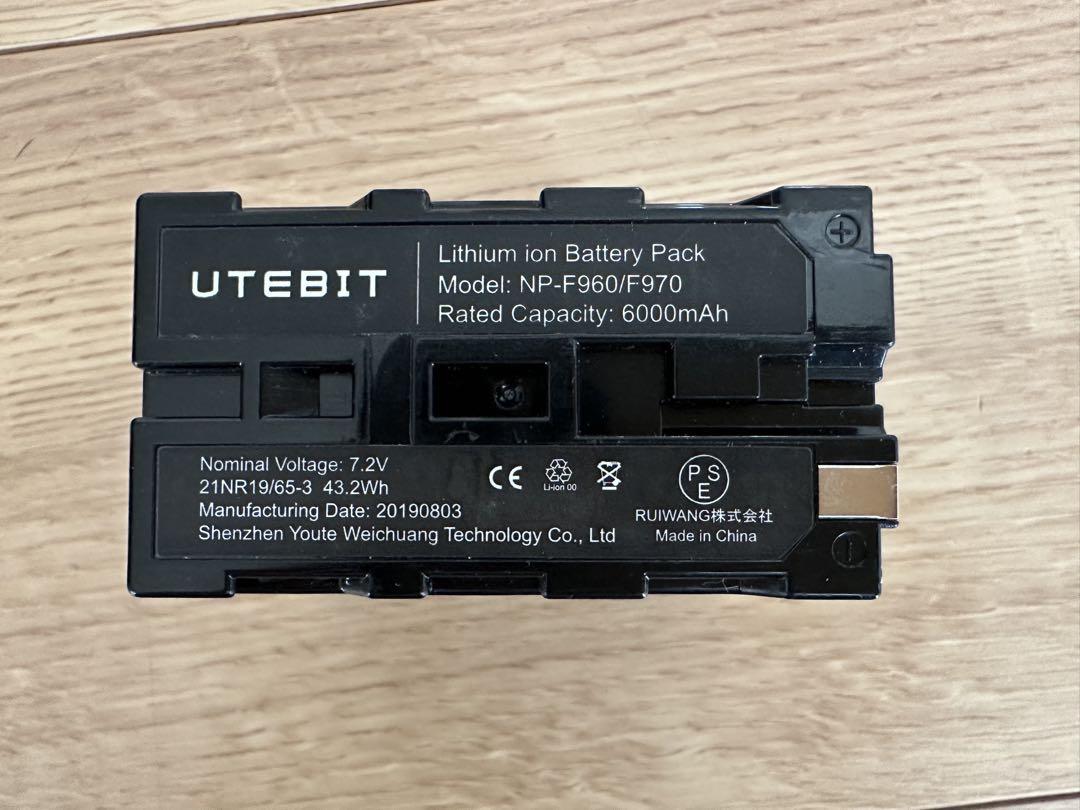 【美品】Feelworld LUT6 カメラ用４Kモニター６インチ ➕バッテリー