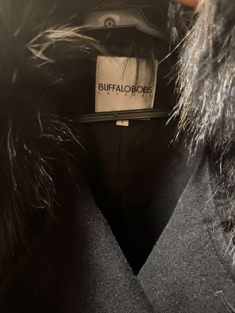BUFFALOBOBS 黒 ファー付きコート