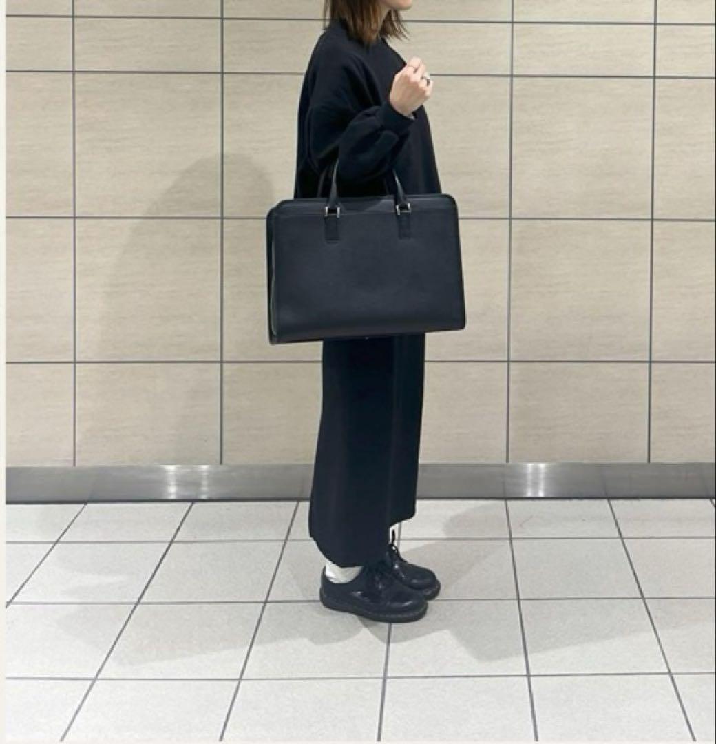 新品✨️ビジネスバッグ 牛本革 ビジネスレザーファクトリー レザー ブラック