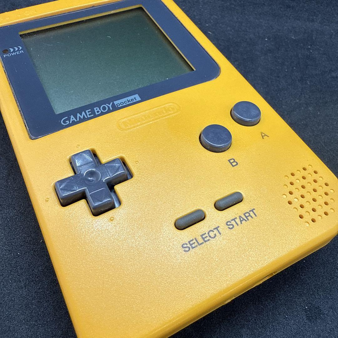 ゲームボーイ - 美品！　ゲームボーイポケット（イエロー）　箱付き ゲームボーイポケット イエロー 本体 箱付 - メルカリ