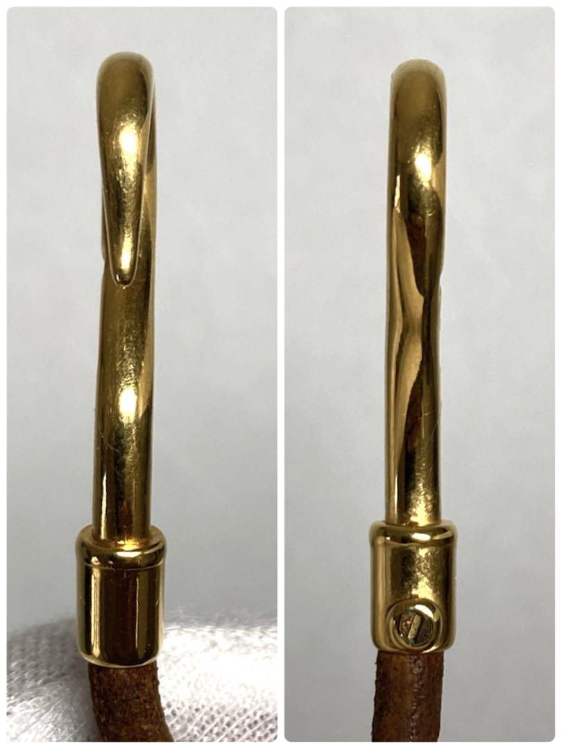 良品　エルメス　ジャンボ　ゴールド金具　チョーカー　2連ブレスレット 箱付き 良品 エルメス ジャンボ ゴールド金具 チョーカー 2連
