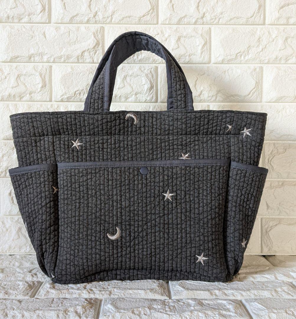 ヌビバッグ　サイドポケット付き　外ポケット付き　ハンドメイド