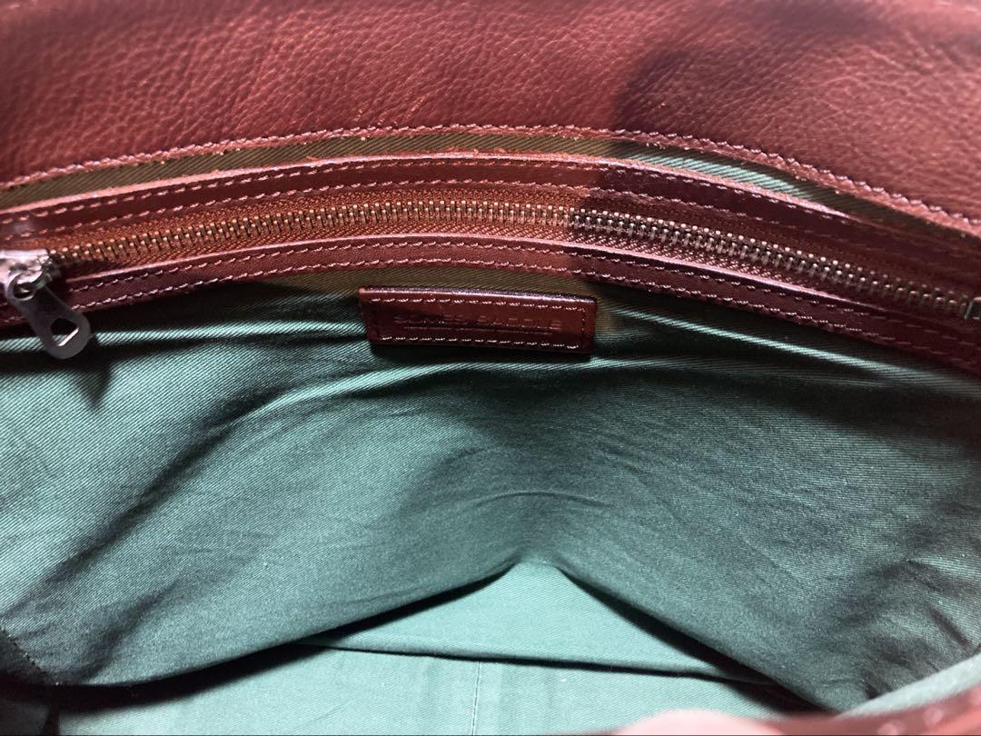 SOMES SADDLE レザー製ショルダーバッグ ブラウン