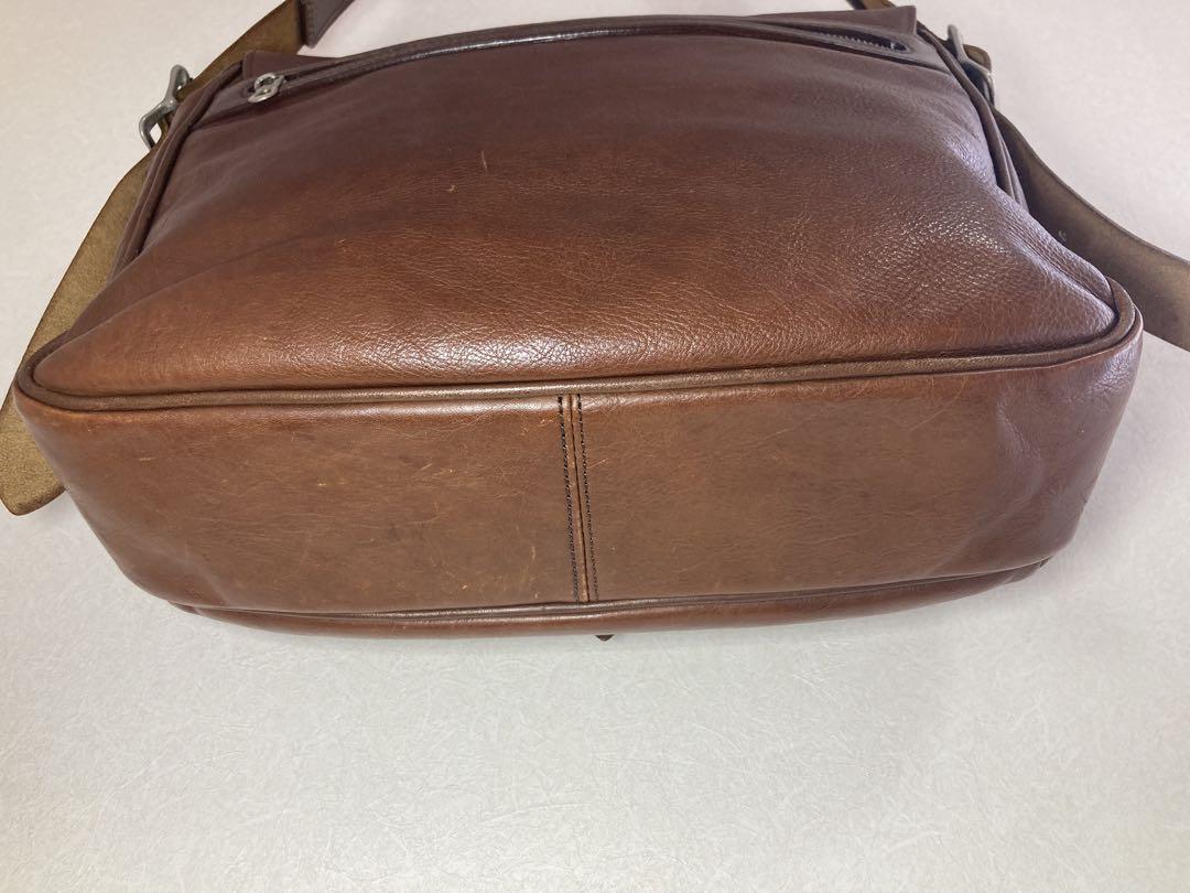 SOMES SADDLE レザー製ショルダーバッグ ブラウン