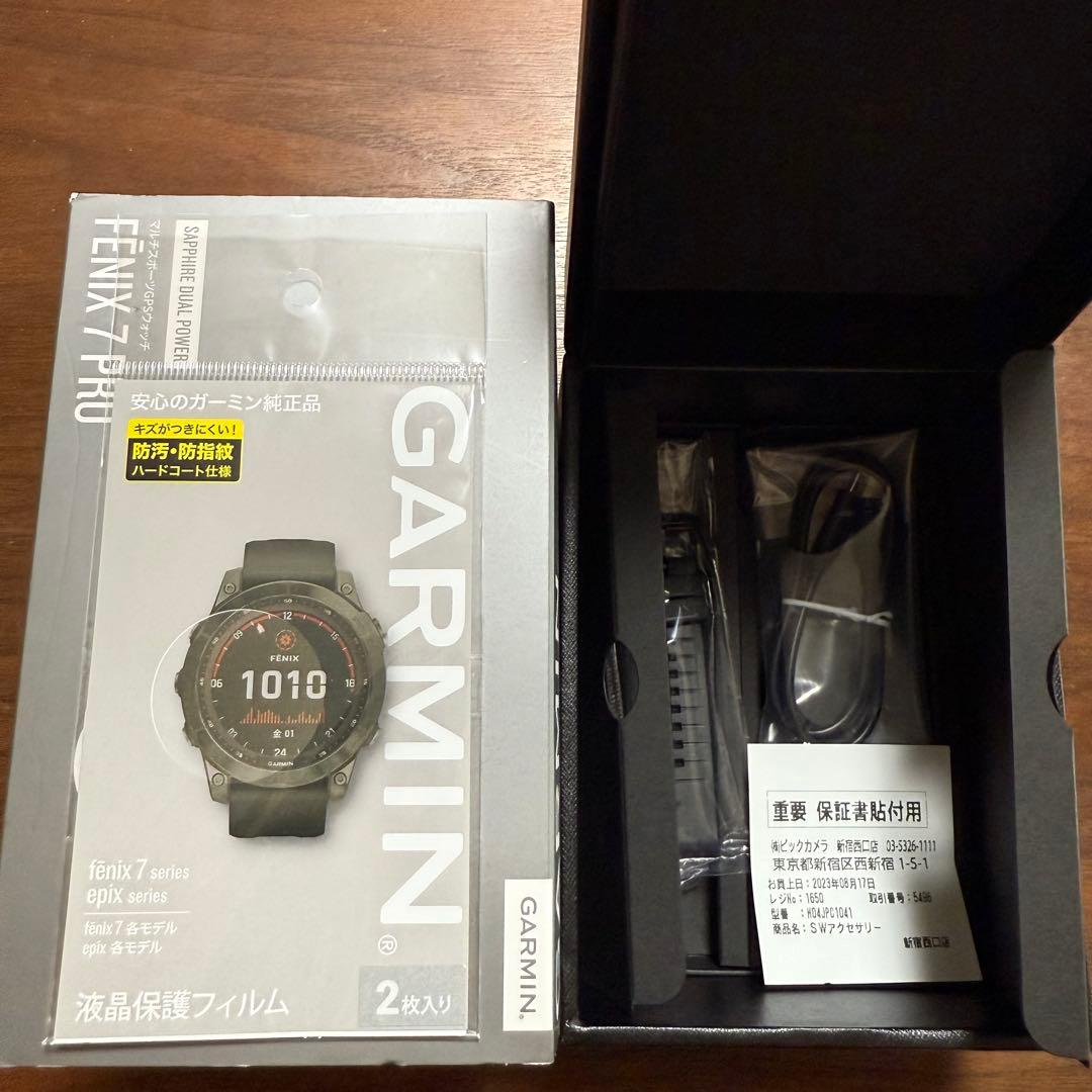 【即購入OK】fēnix 7 Pro Ti Carbon Gray レザーバンド 【即購入OK】fēnix 7 Pro Ti Carbon Gray レザーバンド