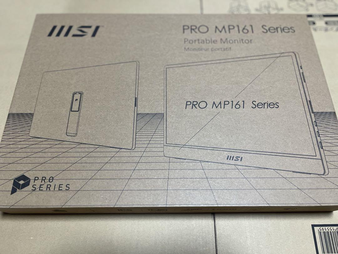 KY　msi PRO MP161 15.6インチポータブルモニター