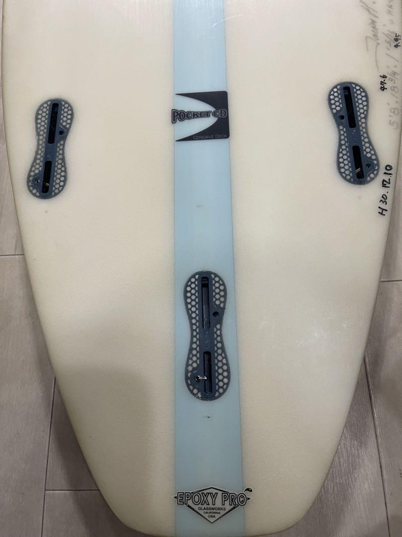 サーフボード5'8 JHP ショート