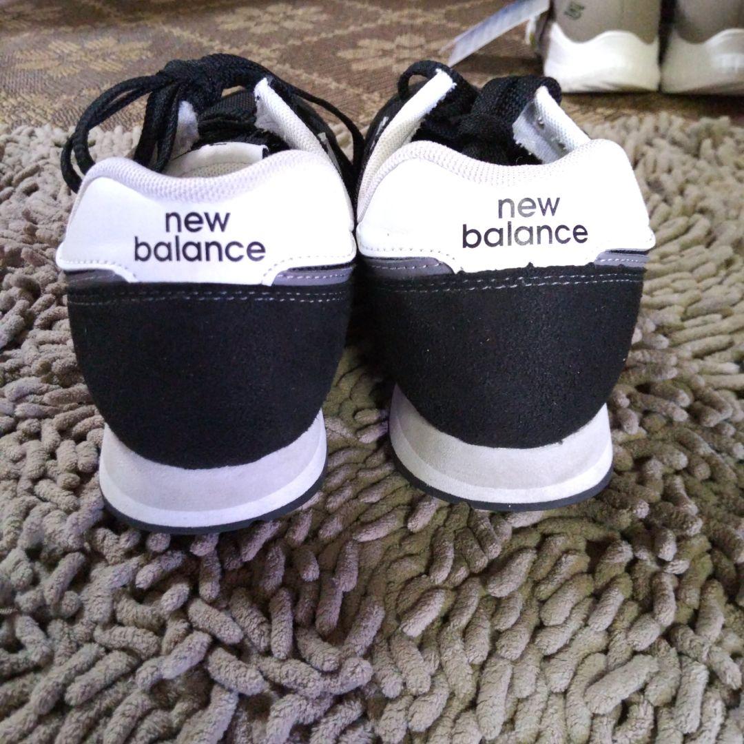 New Balance 574 ブラック/ホワイト スニーカー