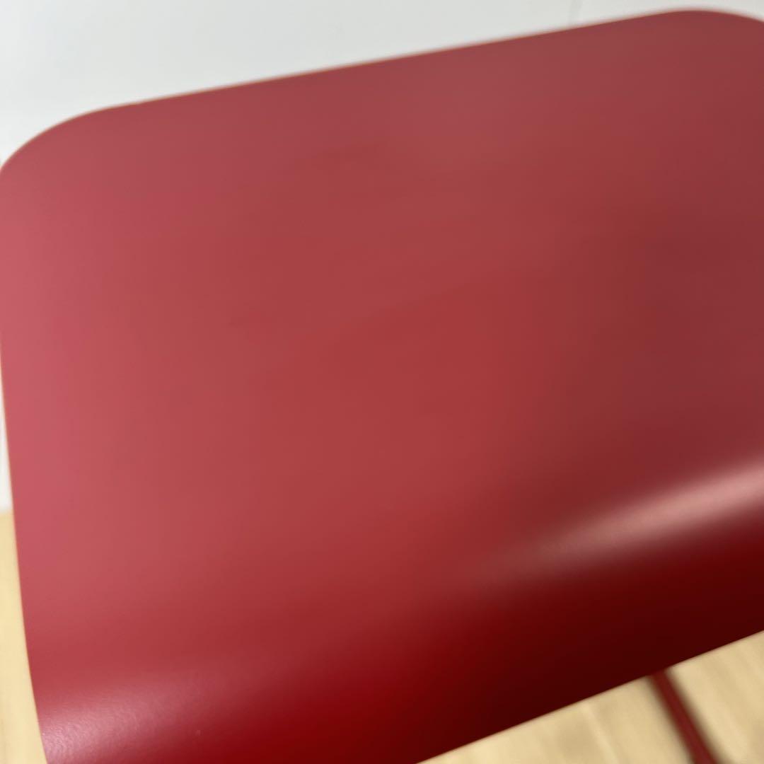Knoll ノール トボガン プルアップテーブル メラミン天板　レッド　赤