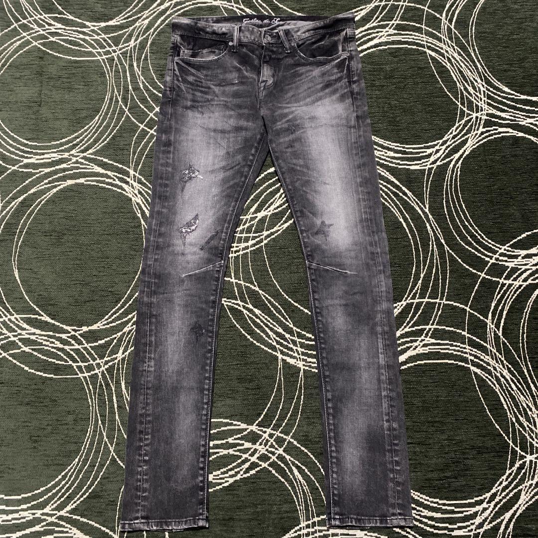 Gostar de Fuga emo skinny black denim
