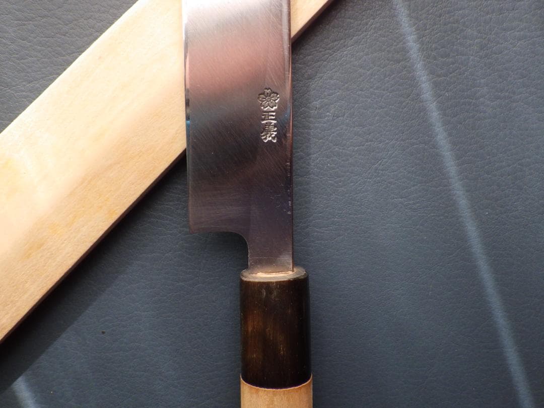 柳刃刺身包丁 正義作 本水牛天然木柄 ㊨手研ぎ済み 堺打刃物 記名有目立った傷や汚れなし WWW_OPDRERGINERDOGAN_COM
